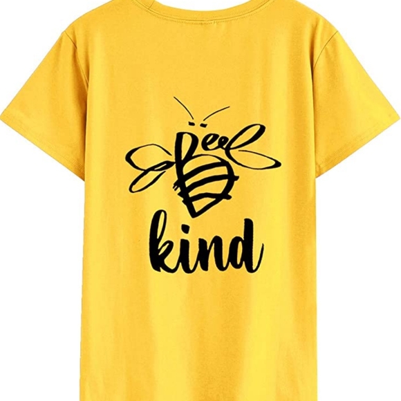 SALE! New Honey Bee Kind Graphic T-Shirt Top - Picture 2 of 8
